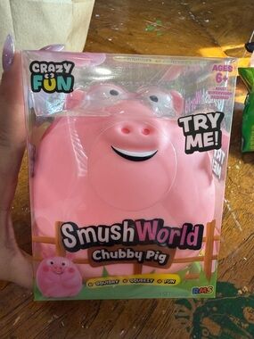 Chubby Pig Soft Squishy Toy - Pink
